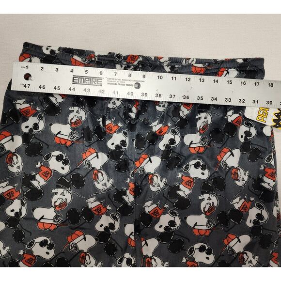 Snoopy black pajamas pants men's Large - Picture 5 of 5